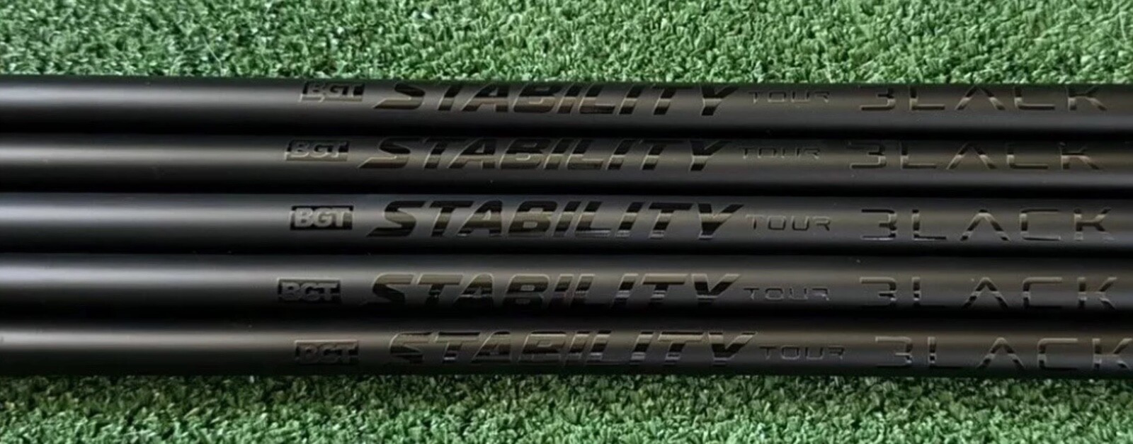NEW BGT TOUR STABILITY SHAFT BLACK OUT Includes Choice Tip 355 / 370 / 390 DEMO