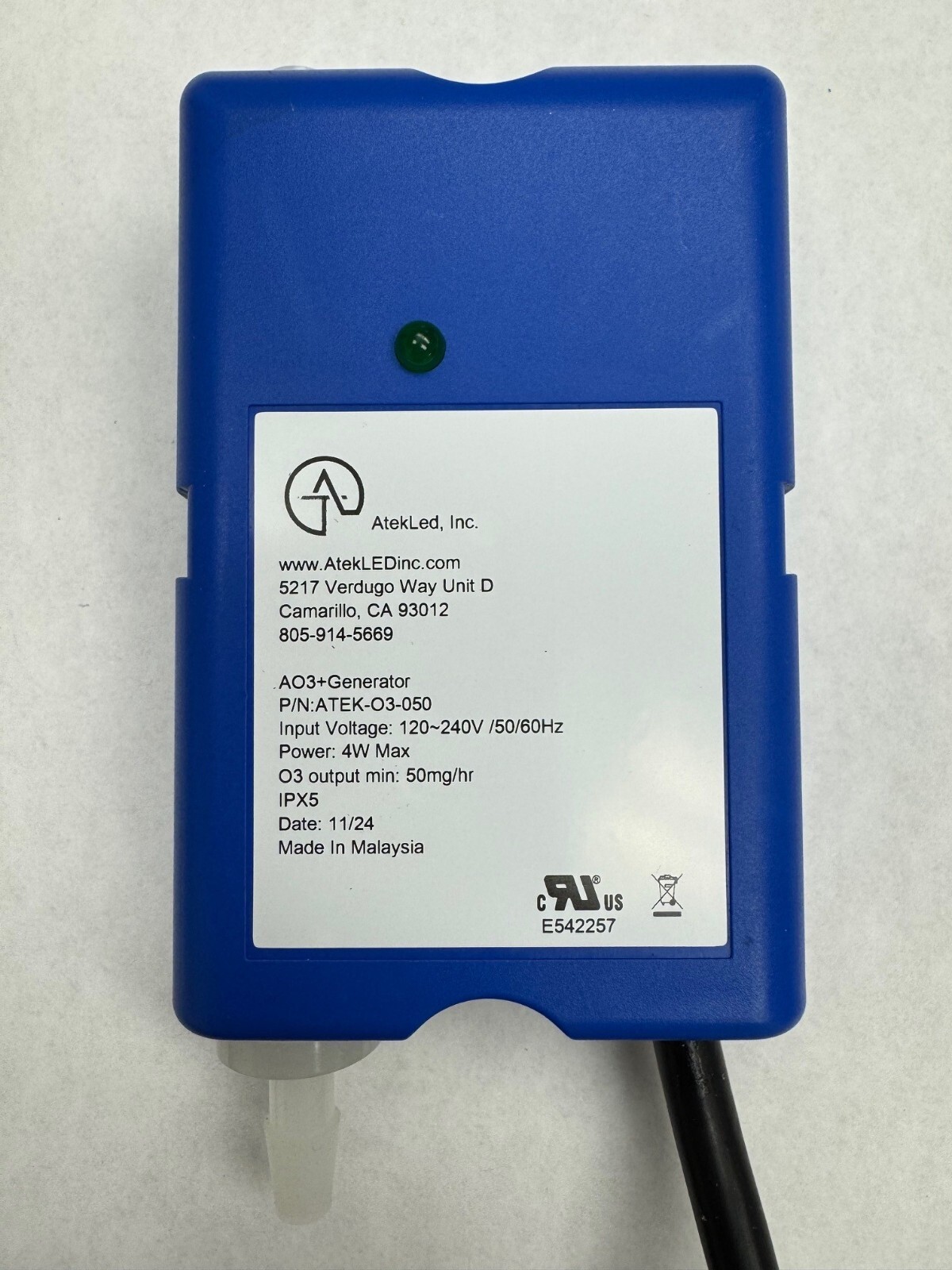 AO3+ Spa Ozone Generator w/installation kit- Aquasun/CMP/Delozone replacement