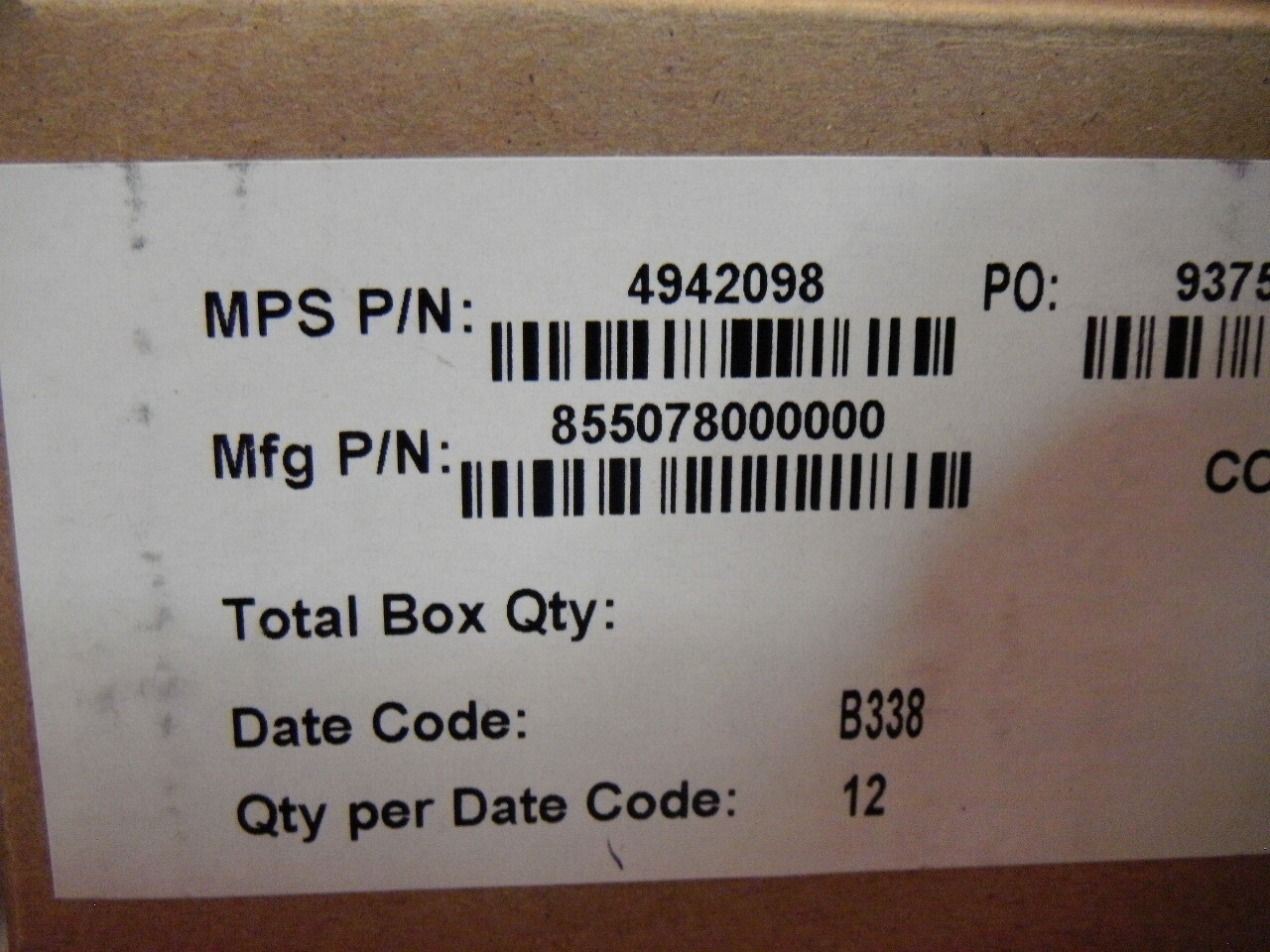 Datel Murata DMS-20LCD-4/20SC Unipolar .37" LCD Display Process Monitor 3½ Digit