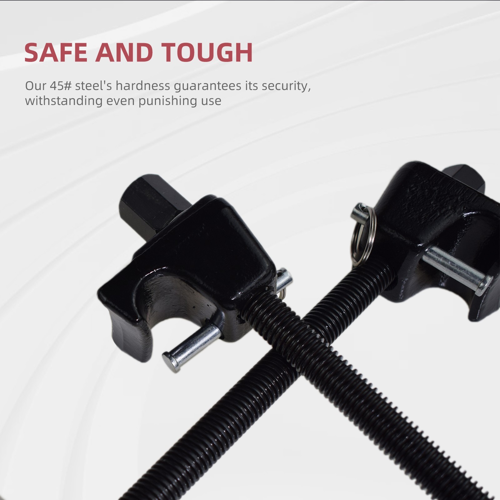 Heavy Duty Coil Spring Compressor Suspension Spring Clamp With Safety Bracket