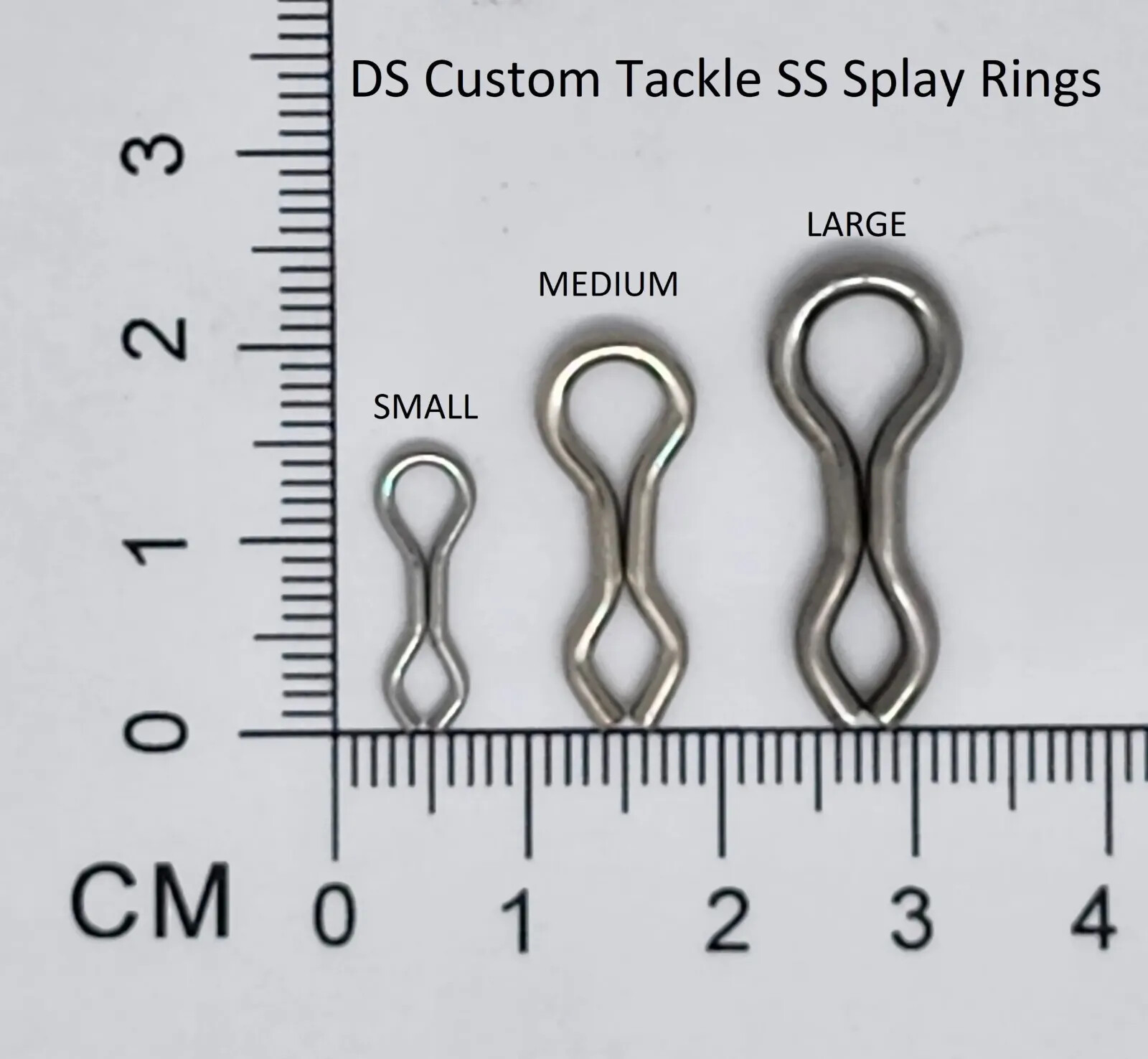 100 pcs Sinker Eyes - Splay rings Lead Weight Molds wire eyes stainless steel