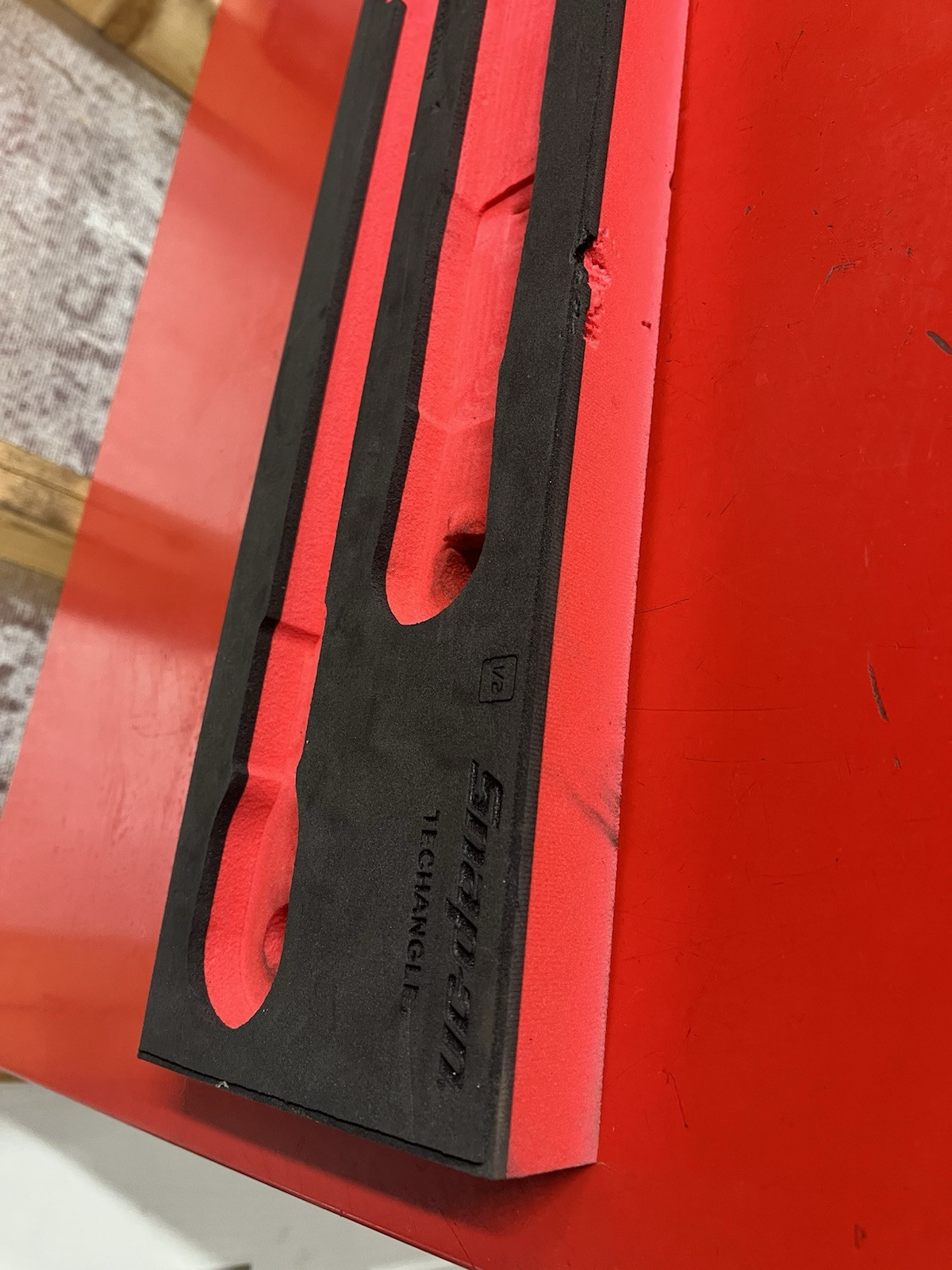 SNAP ON Tools USA NEW Red 2pc Digital Torque Wrench Foam Organizer Only