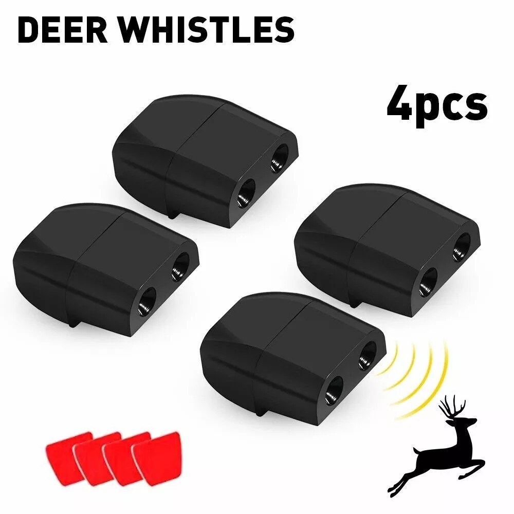 8x Deer Whistles Sonic Wildlife Warning Device Animal Alert Car Safety Accessory