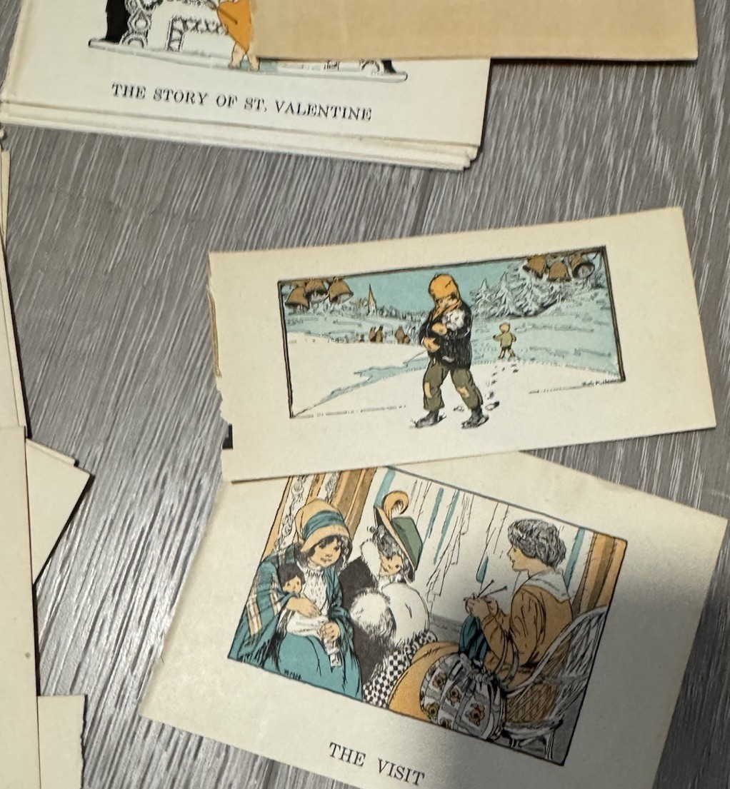 Ephemera 1928s Colorful Illustrations 50+ by Ruth Mary Hallock Children Fairy Ta