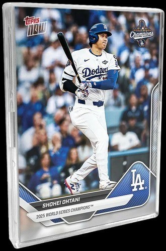 2025 World Series Champs LA Dodgers Topps NOW 15-Card Team Set Factory Sealed