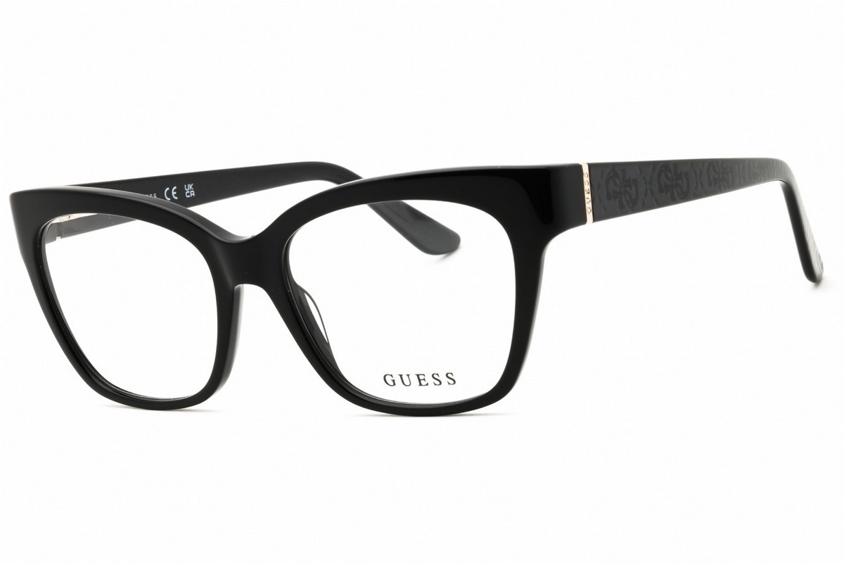 GUESS GU50233-001-53 Eyeglasses Size 53mm 17mm 140mm BLACK Women NEW