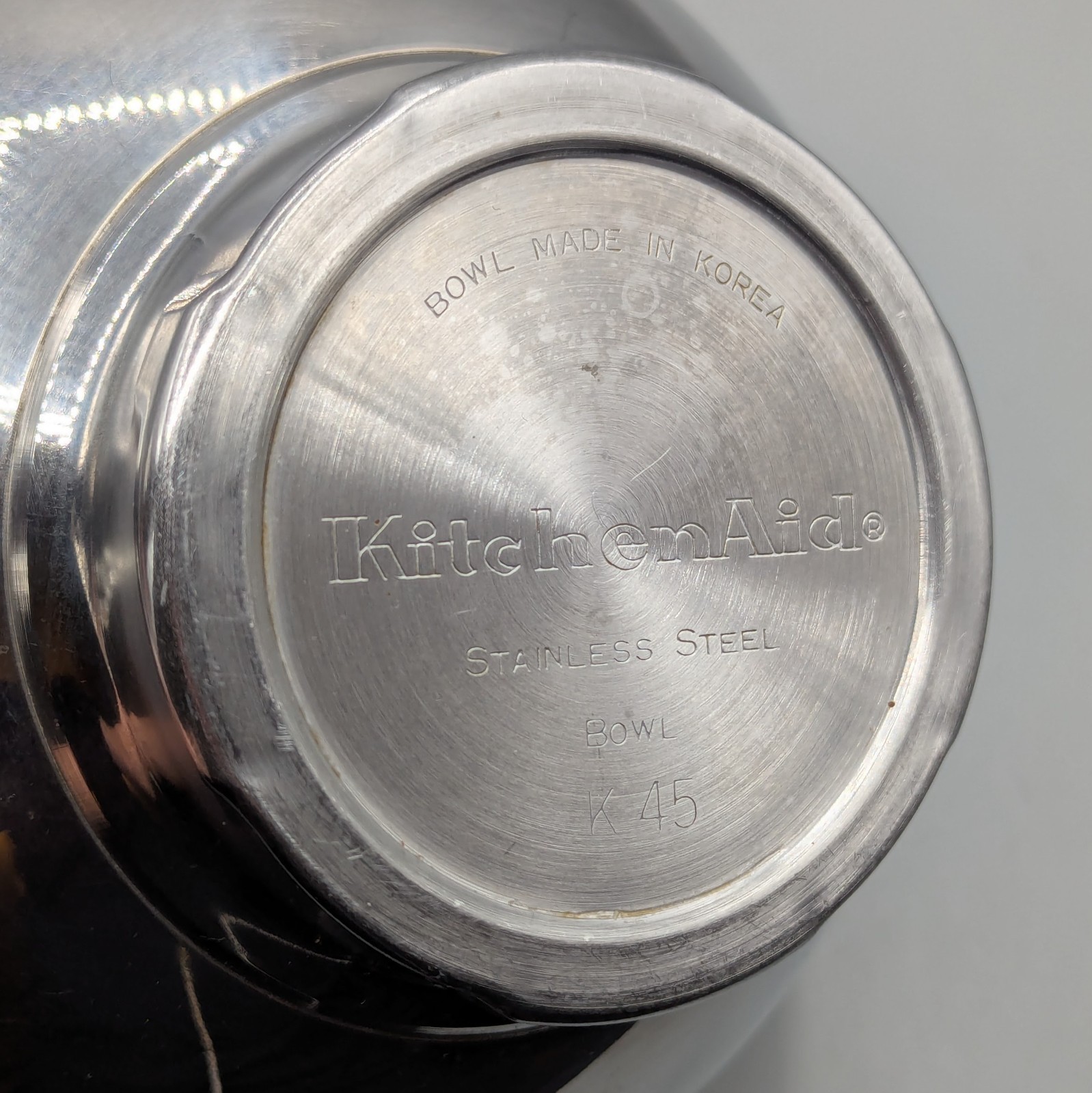 KitchenAid 4.5qt Stainless Steel Mixing Bowl Twist Lock K45