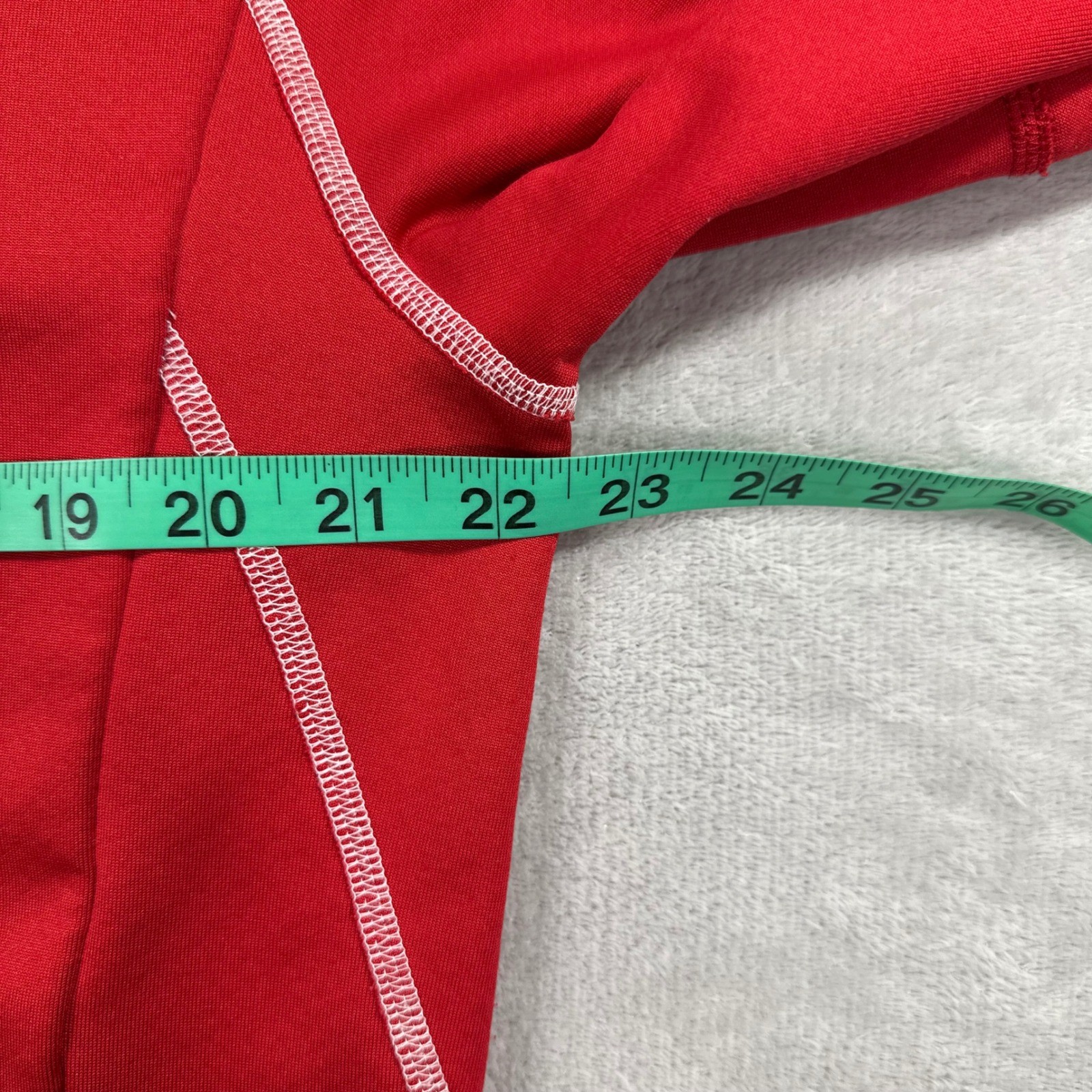 KJUS Denholm Jacket Men XL Red Full Zip Lightweight Technical Midlayer Outdoors