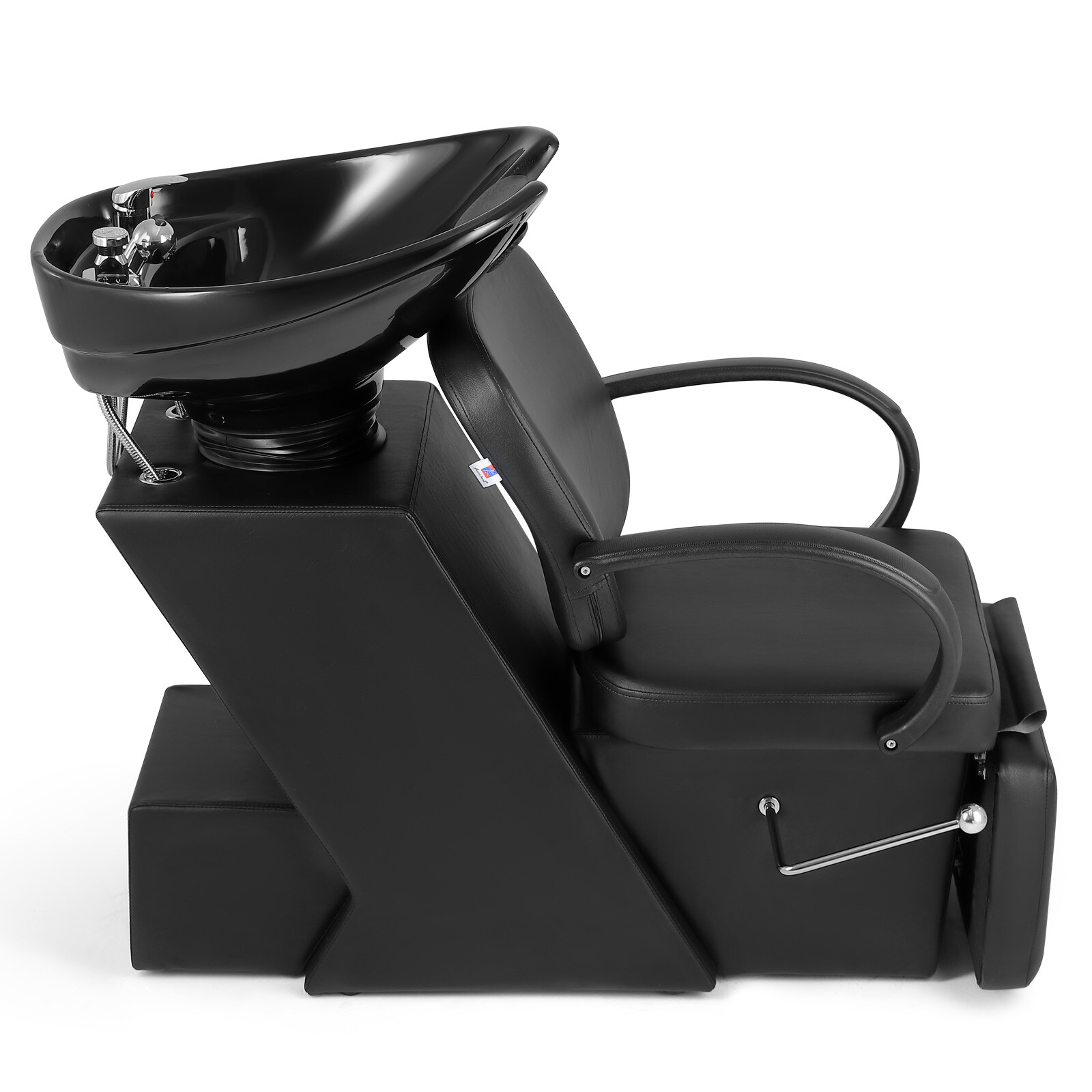 Artist Hand Backwash Barber Shampoo Chair Ceramic Bowl Sink Unit Salon Station