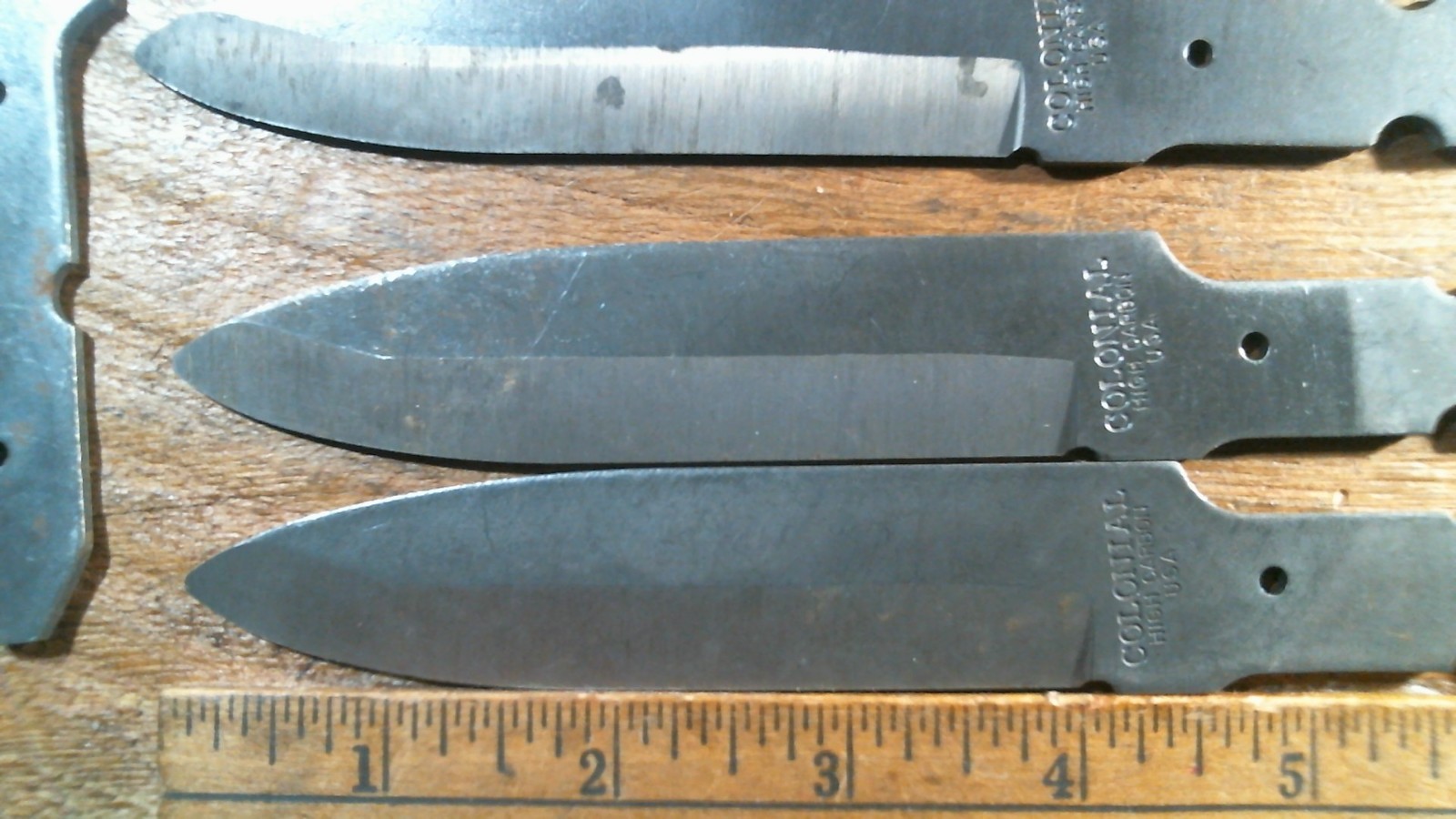 B5 12 High Carbon Steel Dagger Knife Blade Blank Colonial Knife USA 1 DOZEN