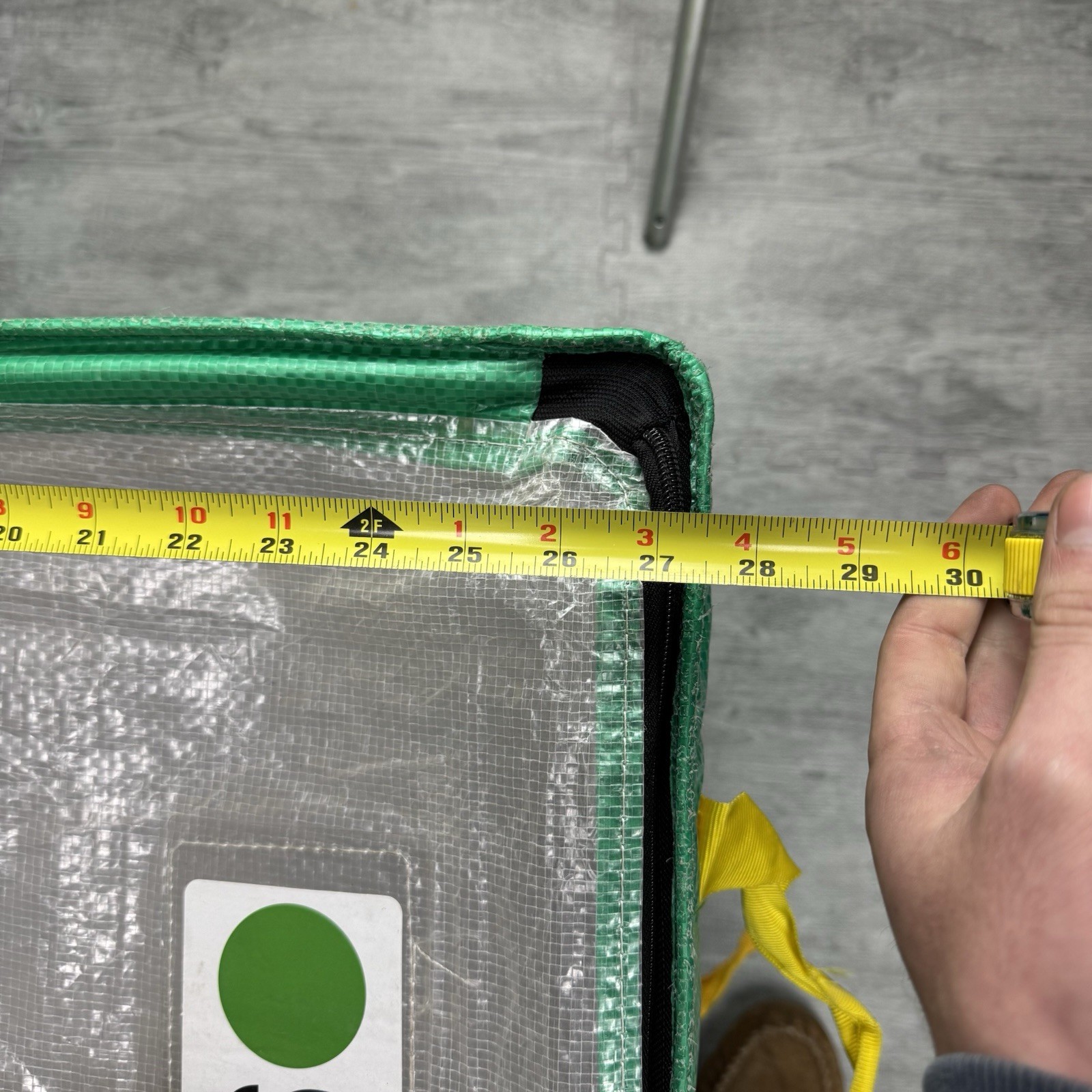 (6) AMAZON COURIER LARGE DELIVERY STORAGE BAGS 28x24x20 BLACK LOT OF 6 TOTES