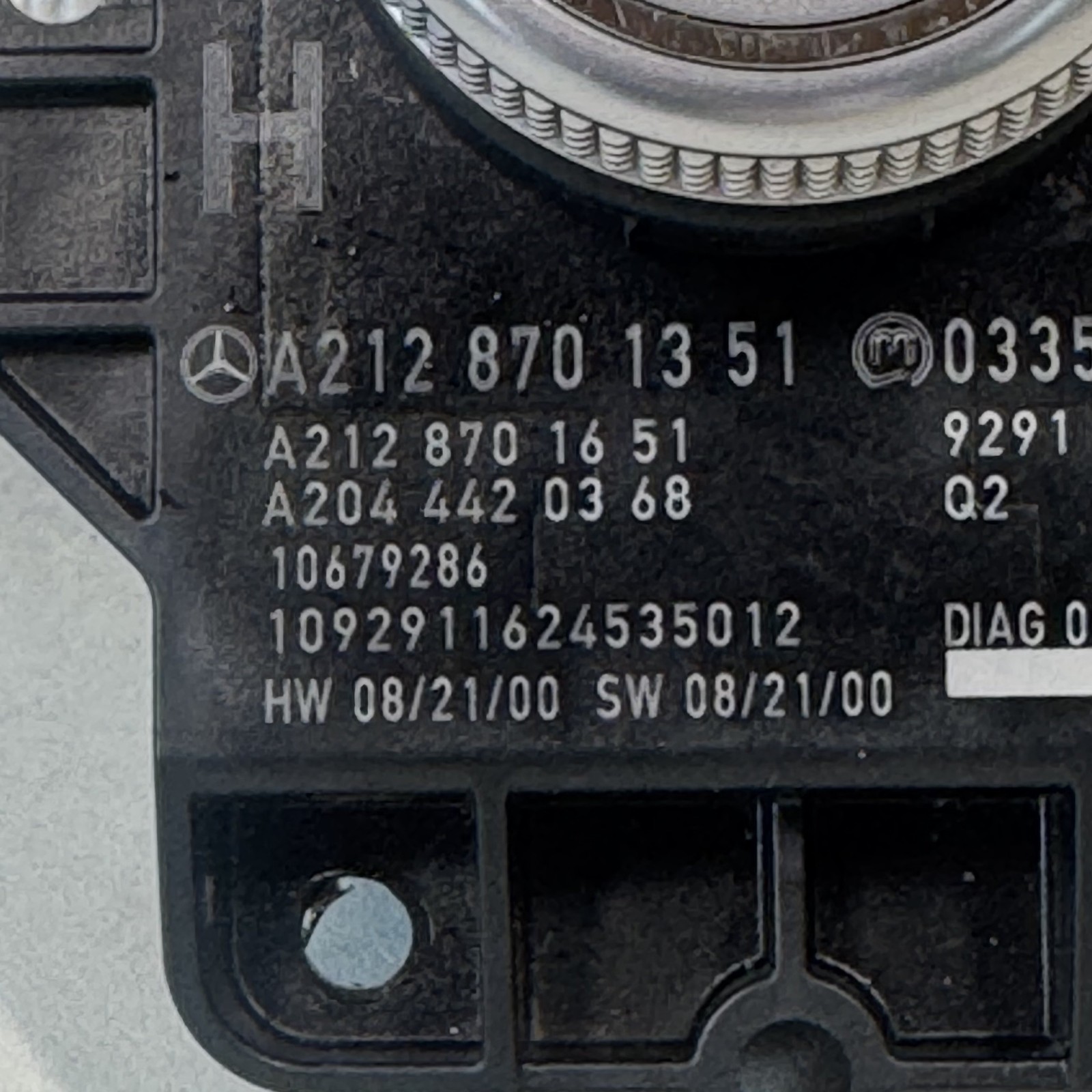 Joystick Navigation Mercedes-Benz E-Klasse (W212), OEM A2128701351 ORIGINAL USED