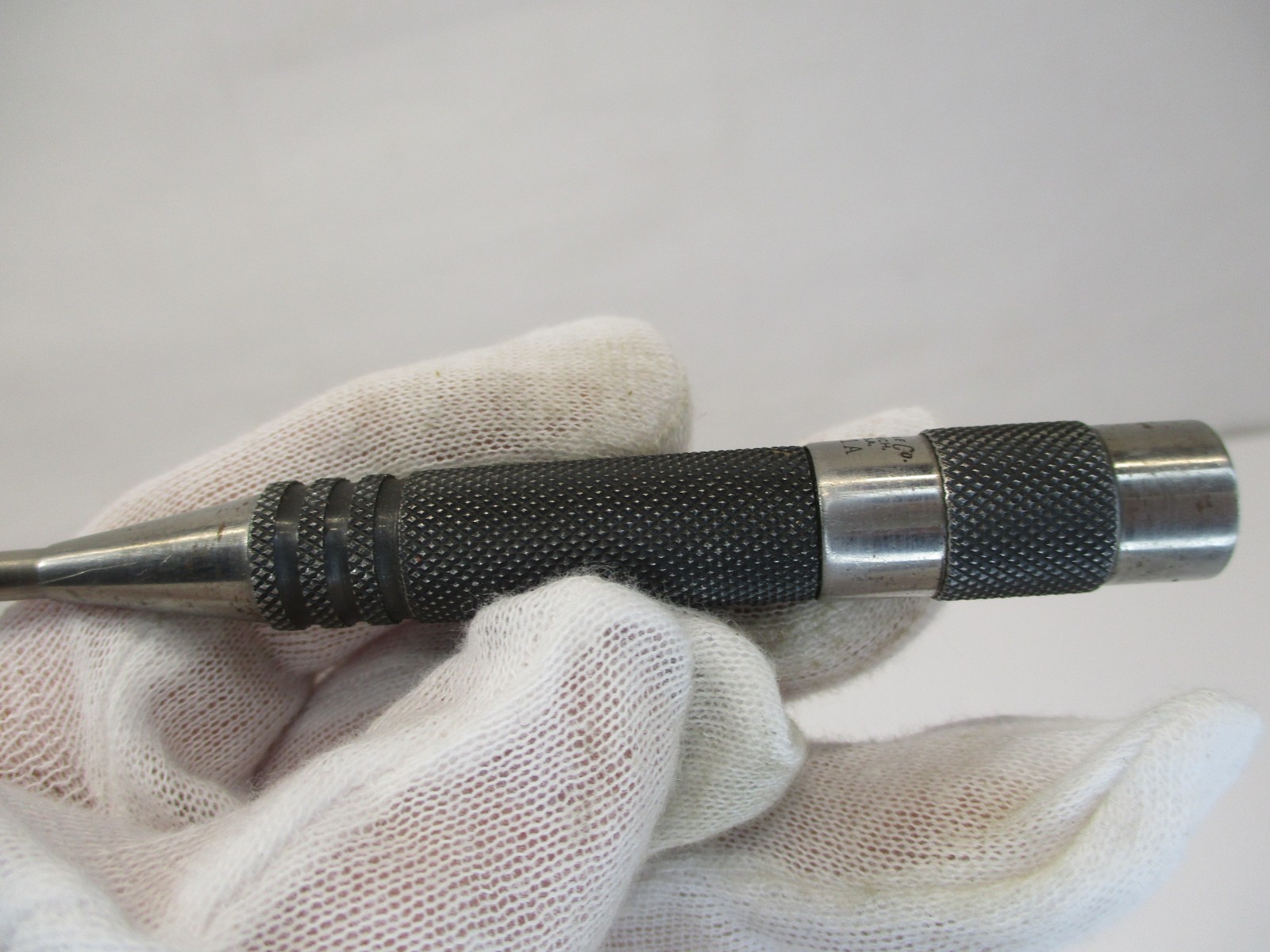 LUFKIN # 1671A Automatic Center Punch 1671 w/ OEM Box 2nd Tip in EC