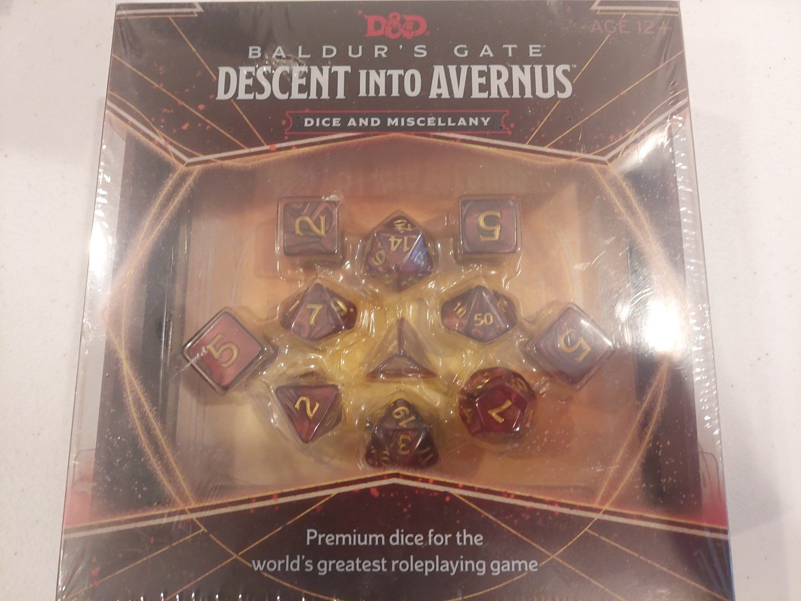WOTC D&D 5th Ed.  Baldur's Gate - Descent into Avernus Dice and Miscellany *NEW*