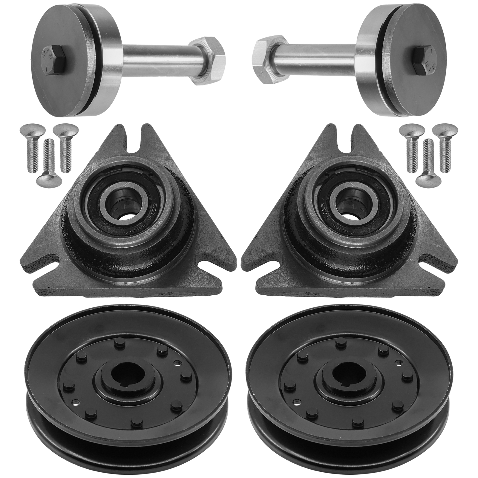 Deck Spindle Pulley Shaft For John Deere 140 314 316 318 322 330 332 420 430 50"