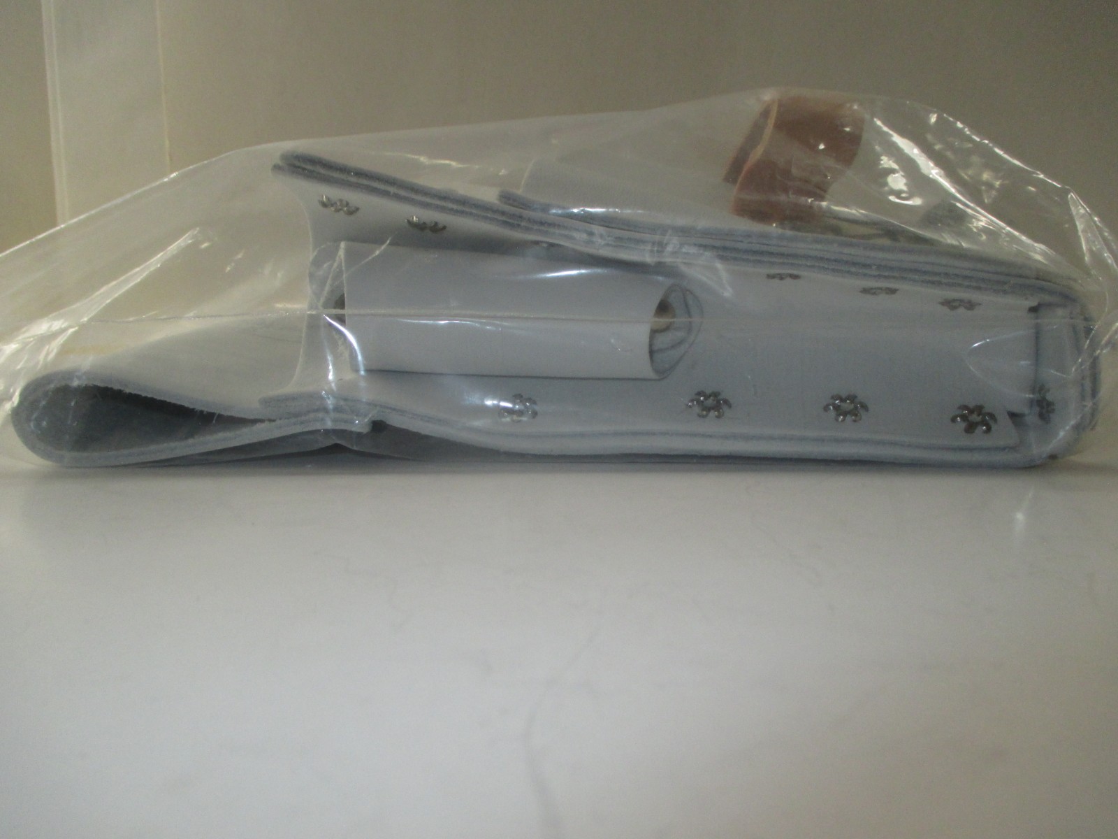 KLEIN TOOLS 5166~7-POCKET - WHITE LEATHER TOOL POUCH~CHICAGO,ILLS. USA~BRAND NEW