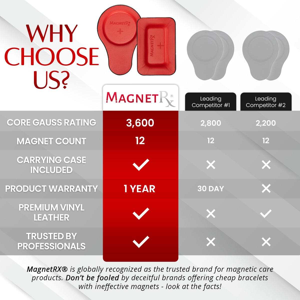MagnetRX Biomagnetic Therapy Magnets Kit (12 Mixed Units)