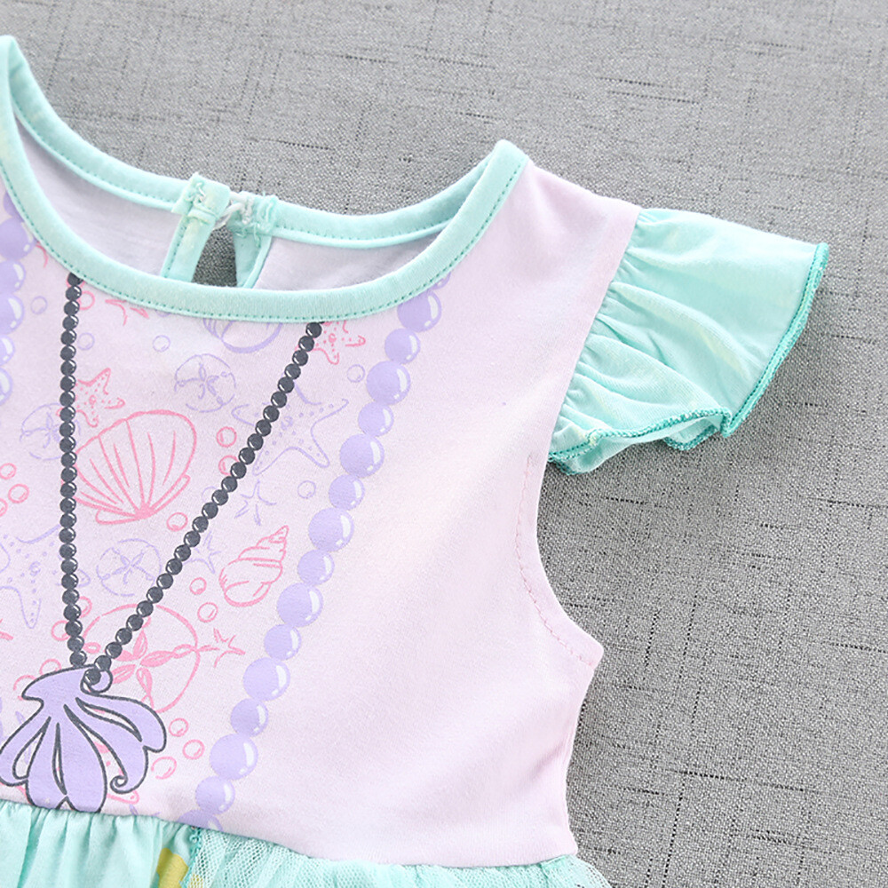 NEW Boutique Ariel Little Mermaid Snow White Alice in Wonderland Tulle Dress