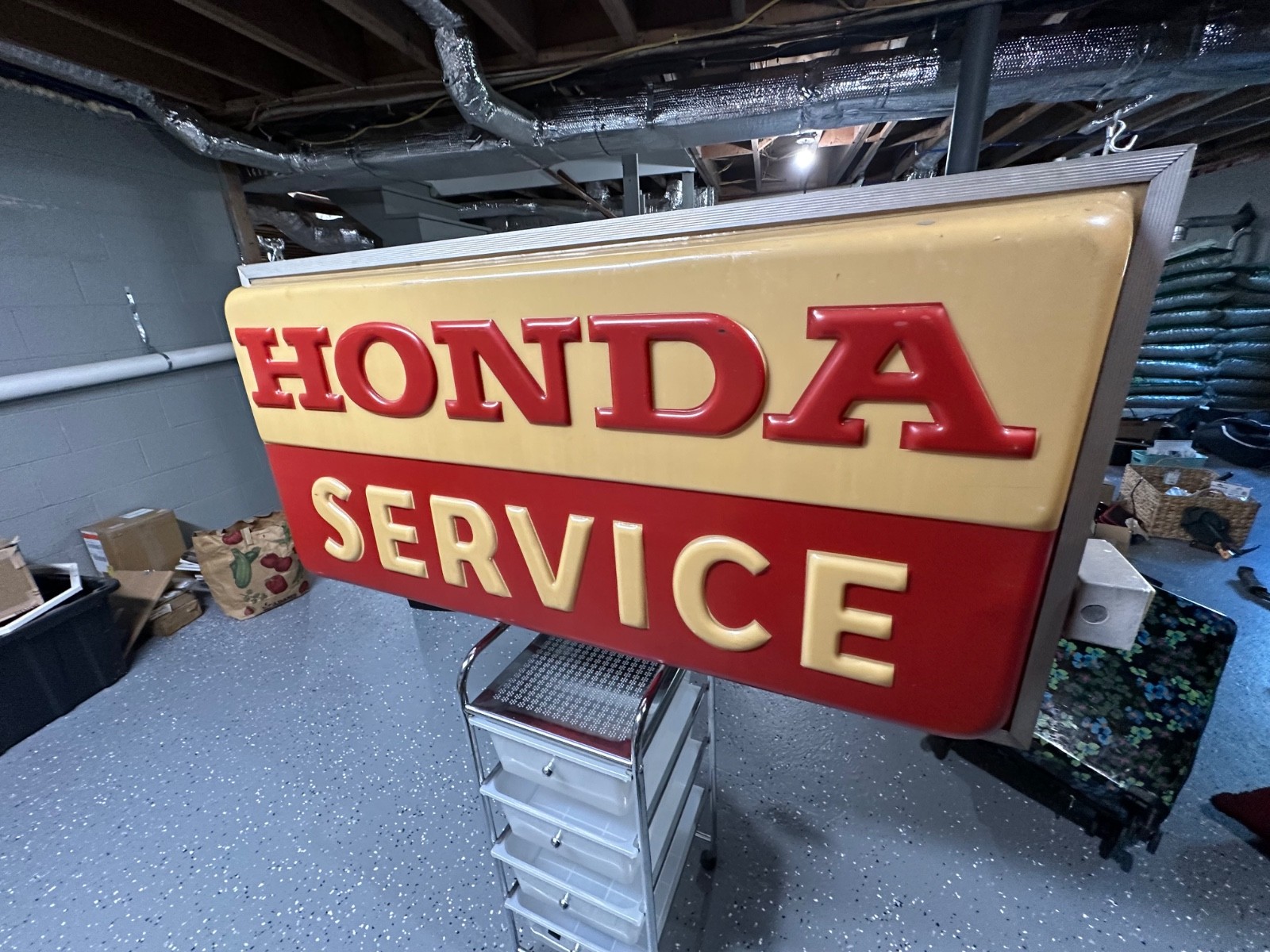 ORIGINAL DEALER HONDA SERVICE SIGN