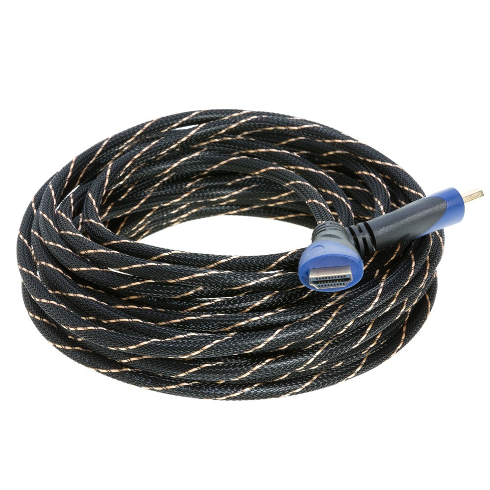 4K HDMI Premium Braided Cable 60Hz 1080P HDTV 3D PC PS5 1.5FT-50FT Multi-Pk LOT