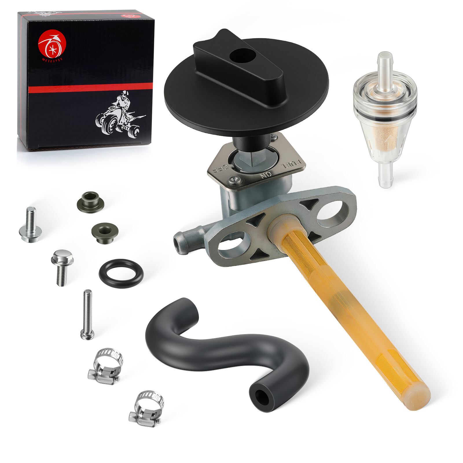 Gas Fuel Valve Petcock & Line Hose Tube for Honda Sportrax 400 TRX400EX 1999-08