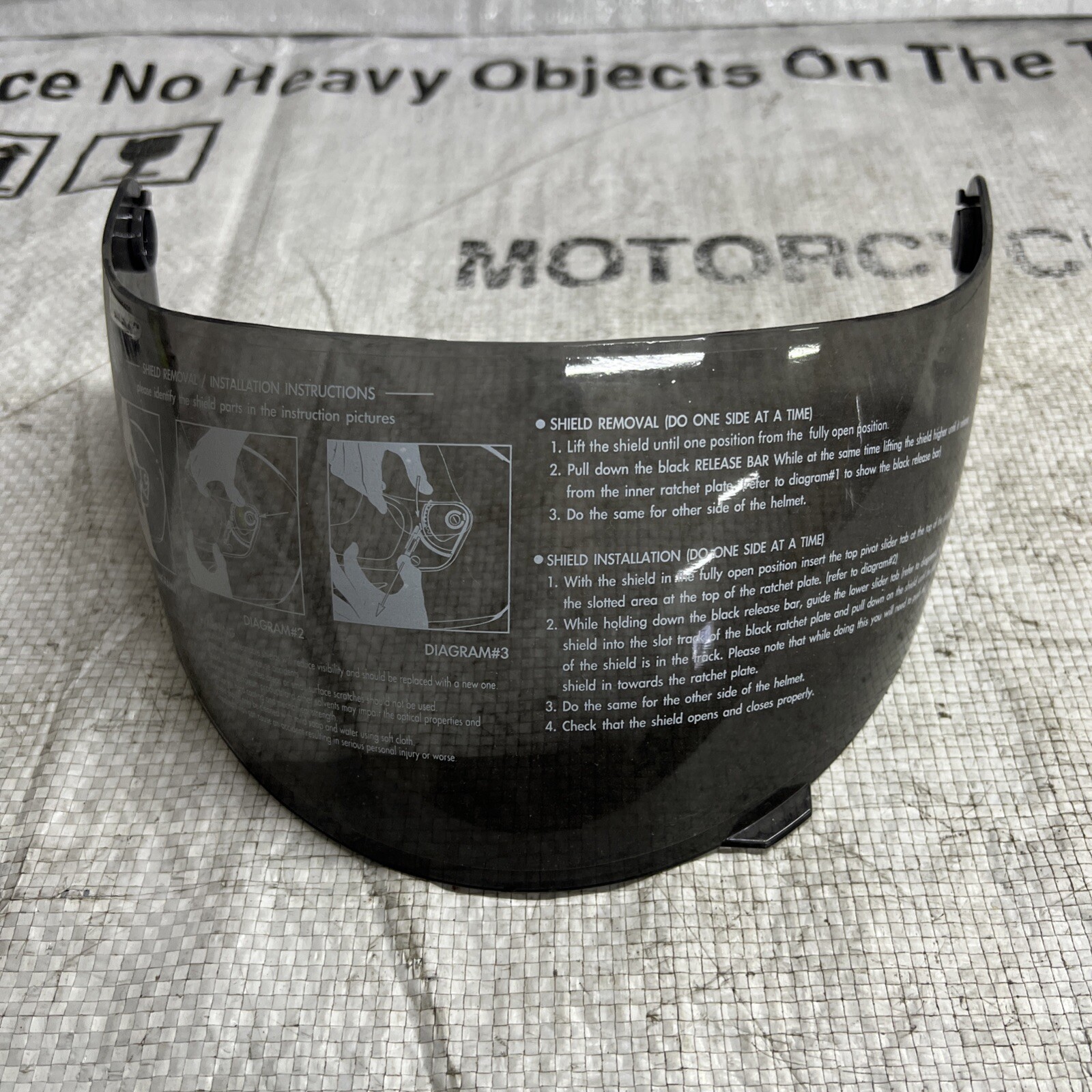 New GMAX G1 Helmet Visor Shield Smoke Tint #17328