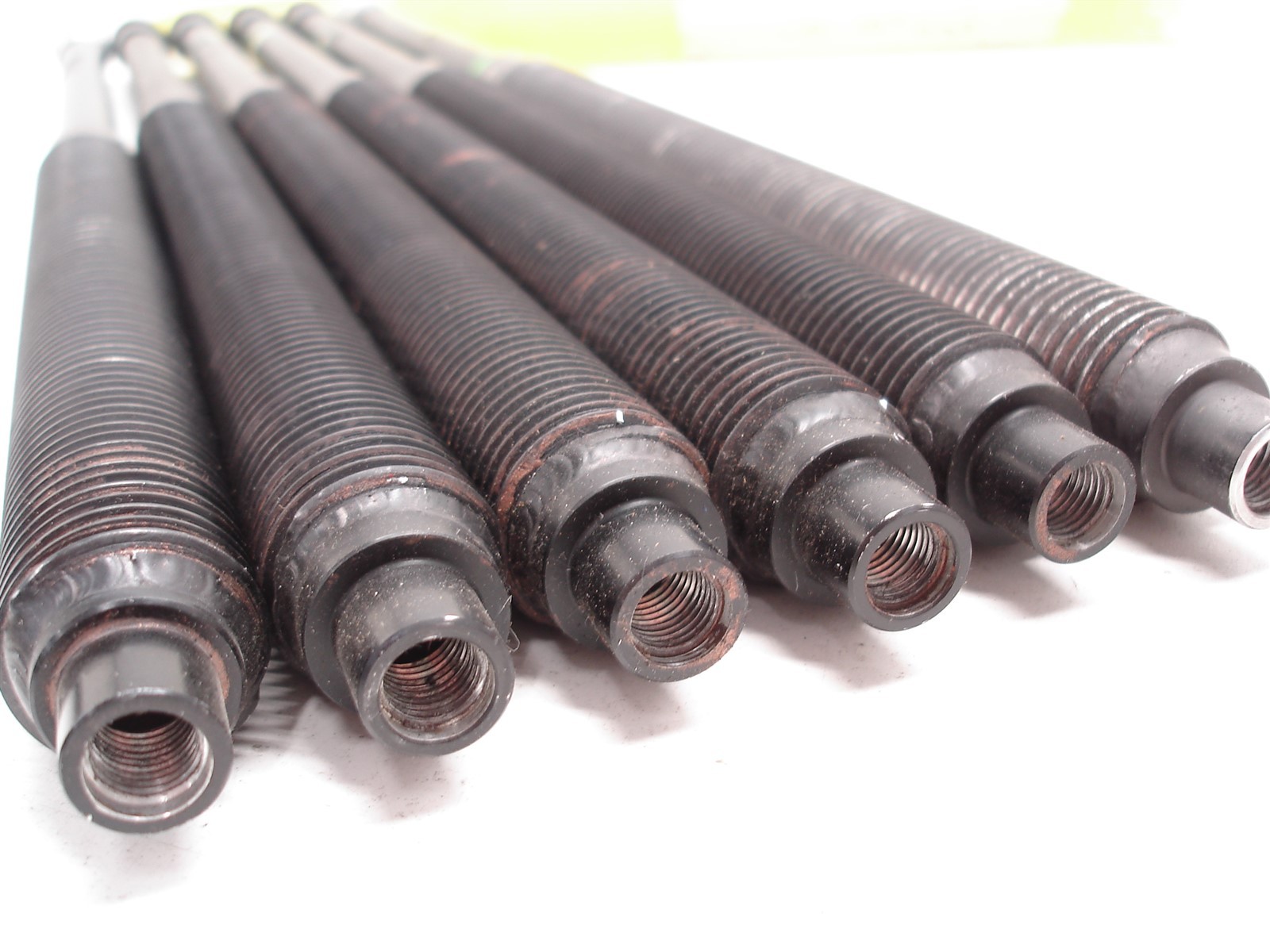 6 NASCAR ALUMINUM 1-1/8" THREAD REAR END TRACK BAR ADJUSTER EXTENSION RODS 23.5"