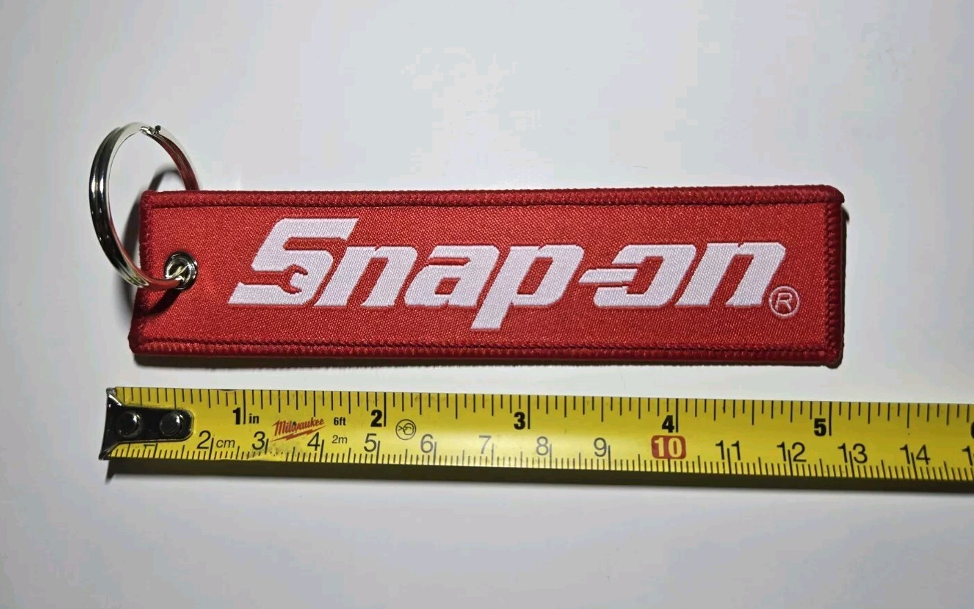 2Pack Snap On Tools PROMO Keychain Tag Lanyard Jet RED 5" X 1" W/KEYRING NEW!!!!