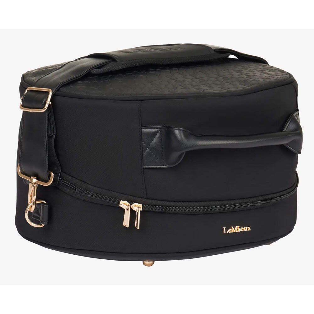 IT04979 LeMieux Luxe Hat Helmet Bag - Black NEW