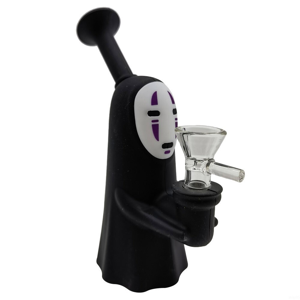 Random Blind Box Hookah Silicone & Glass Smoking Water Pipe Bong with Bowl USA