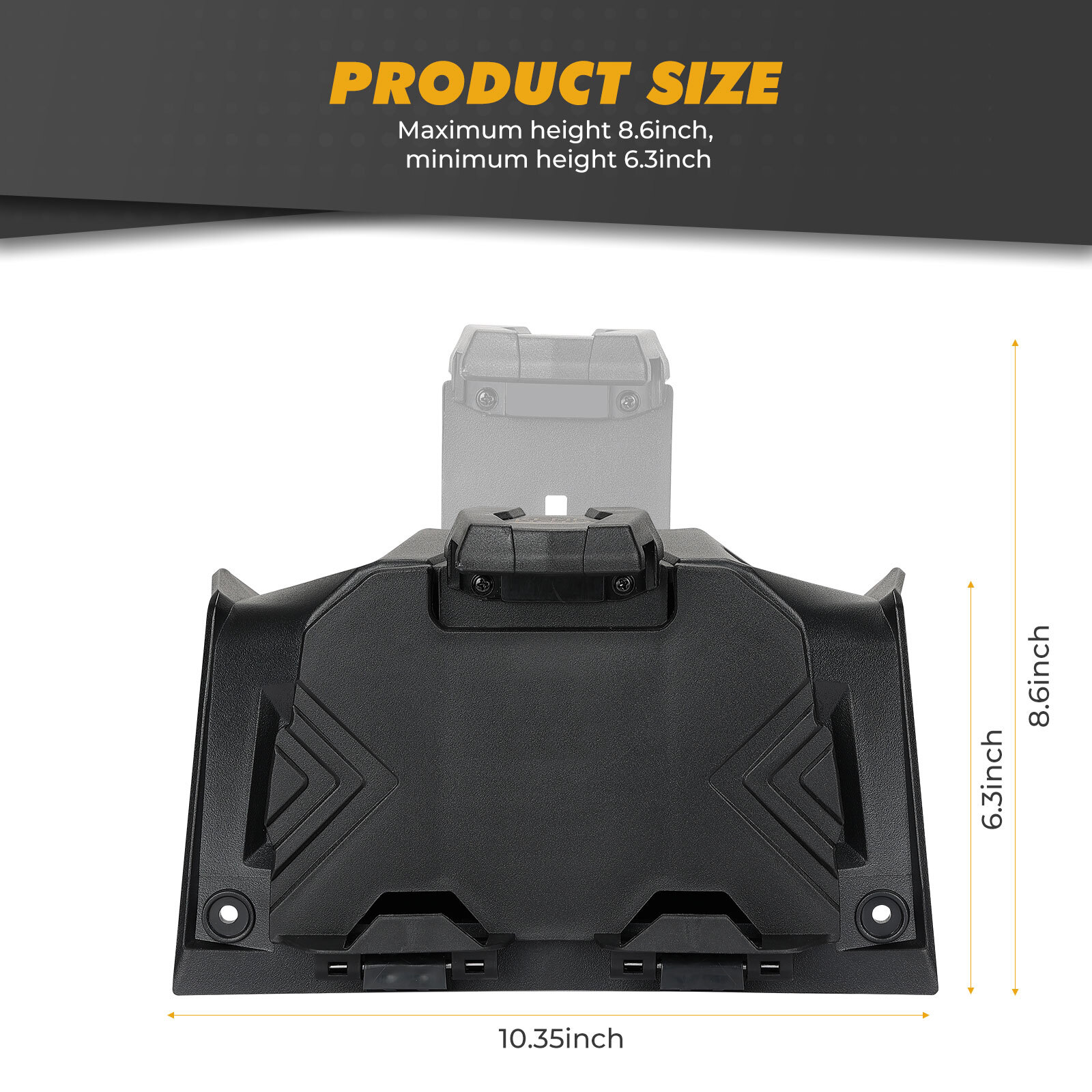 Electronic Tablet Device Holder GPS Mount for Polaris RZR XP 1000 Turbo 2019-23