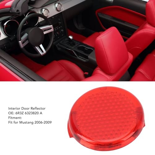 Door Panel Reflector Interior Reflectors Light Cover Red Reflector Compatible