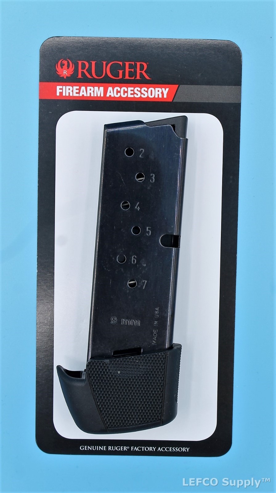 Ruger EC9s LC9s LC9 Extended Magazine 9-Round RD 9mm Genuine OEM Clip Mag 90404