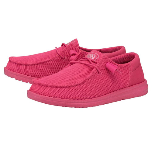🩷 HEY DUDE ELECTRIC PINK shoes wendy funk mono unisex