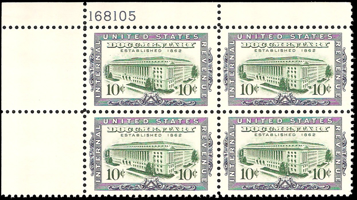 US #R733 MNH VF Plate block
