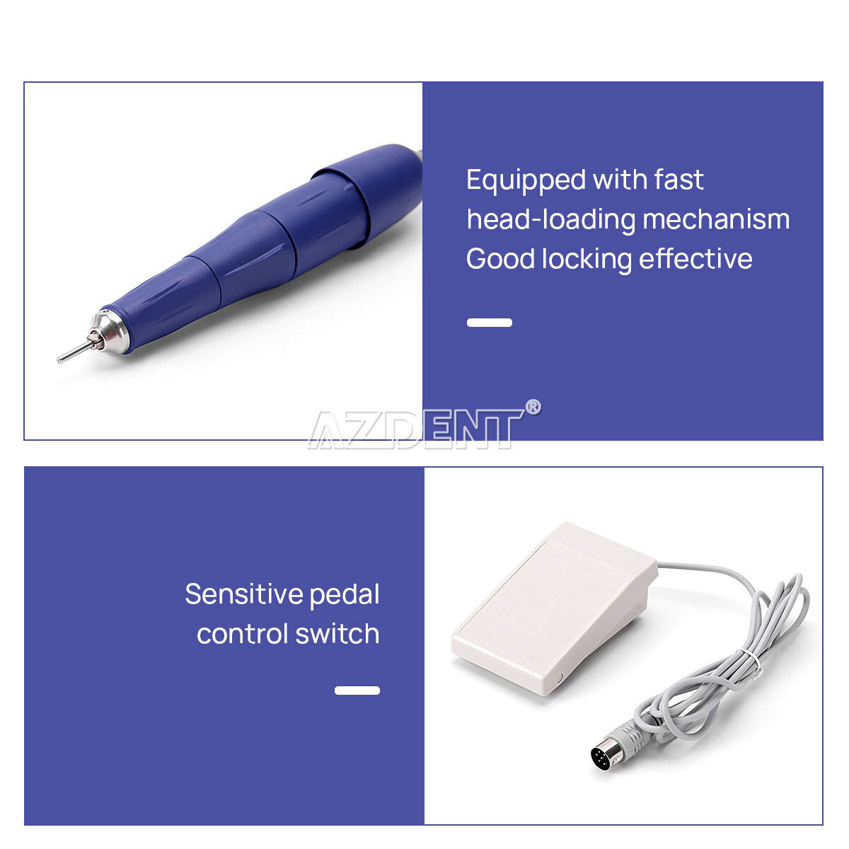 Dental Lab Strong 210/105L Micro Motor High Speed Polishing Handpiece 45K rpm