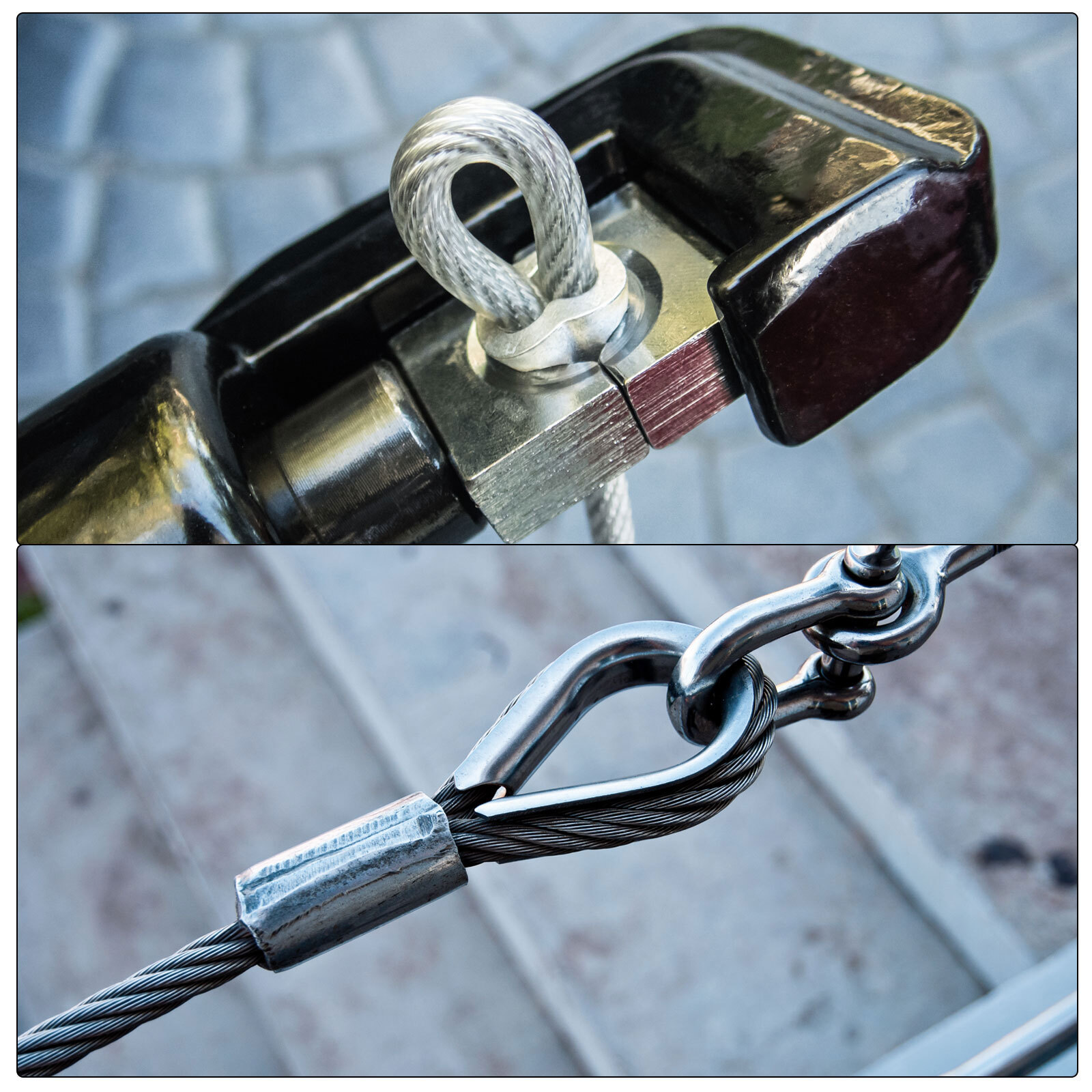 220pcs Aluminum Crimping Wire Rope Stop Sleeve 9 Size 3/64"-5/16" Round Ferrule