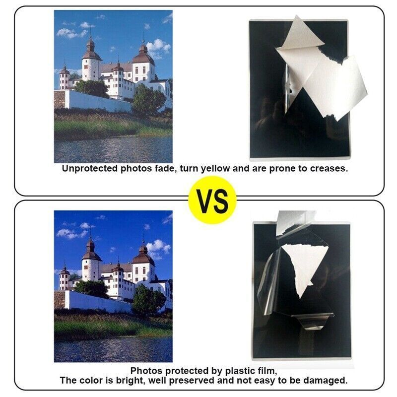 3/5Mil Clear Thermal Laminating Pouches Letter 9"x11.5" Size Laminator Sheets US