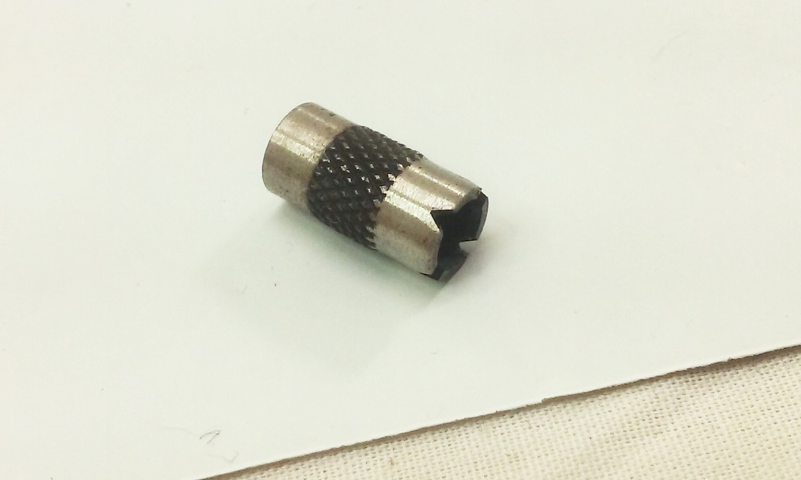 Vtg Starrett no.124 inside micrometer set in wood case 2"-12" machinist USA