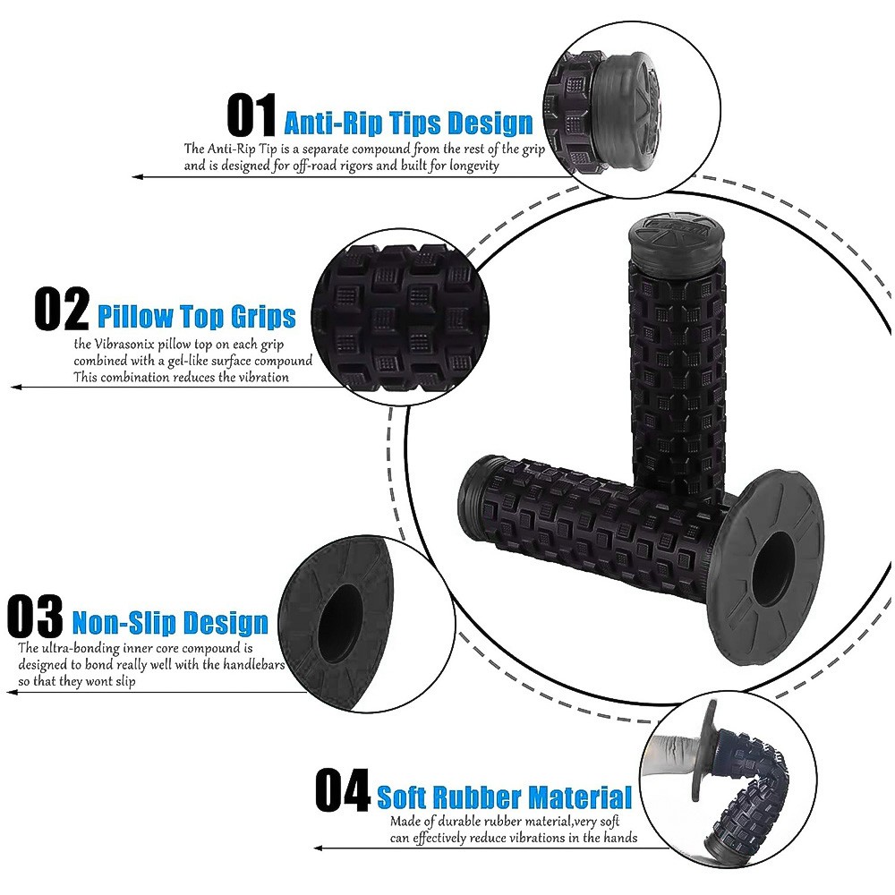 Pro Taper Pillow Top Handlebar Grips For Dirt Bike/Motorcycles Fits Protaper 7/8