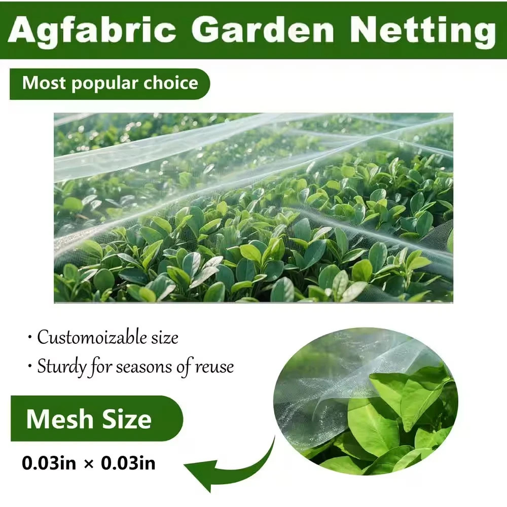 NEW AGFabric 8 Ft. X 12 Ft. Outdoor Insect Barrier Netting Rodent Pest Control