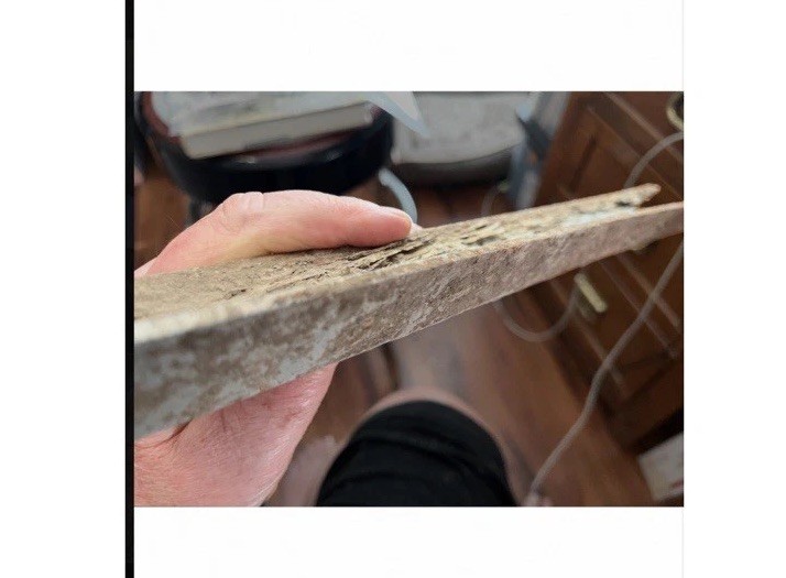 Lynyrd Skynyrd Signed COA Plane Crash Steel Rivet 1”X1” From Fuselage Craig Reed