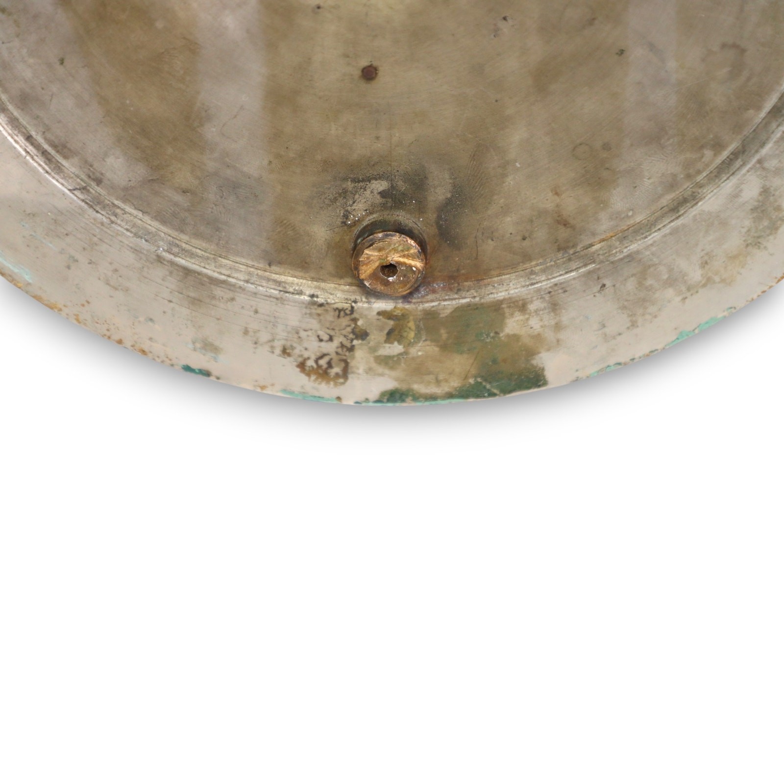 Geo F Blake Mfg Brass Bourdon Steam Pressure Gauge 11 1/4 Antique 1900