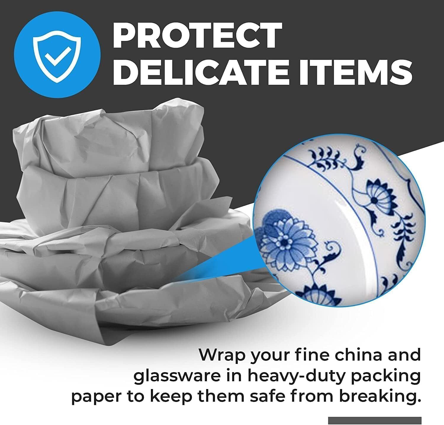 100 Sheets Packing Paper for Moving, Newsprint Paper for Packing Wrapping