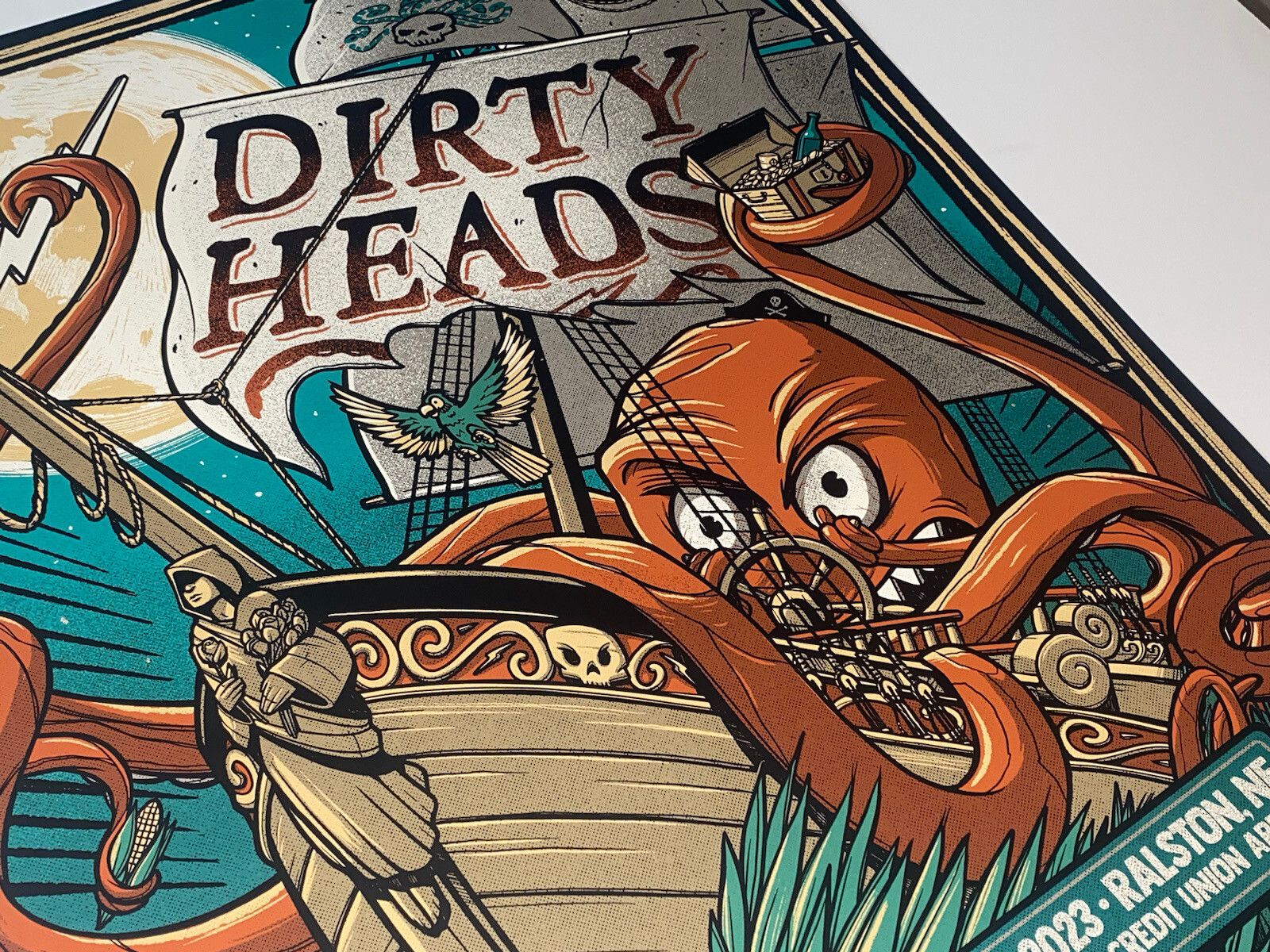 Dirty Heads Poster Ralston NE 7/1/23 Print Silkscreen Official LE Sold Out!