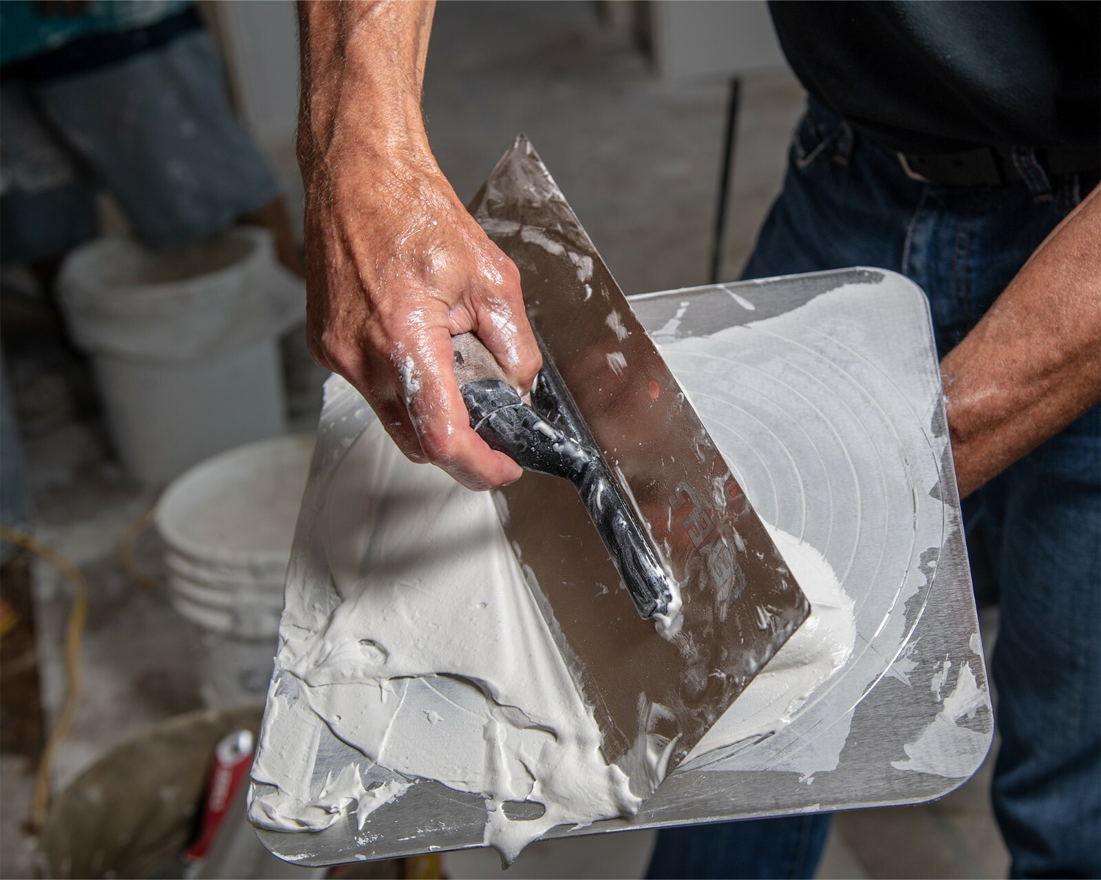 LEVEL5 Drywall Tools Hawk & 0.7mm Trowel Set | 5-460