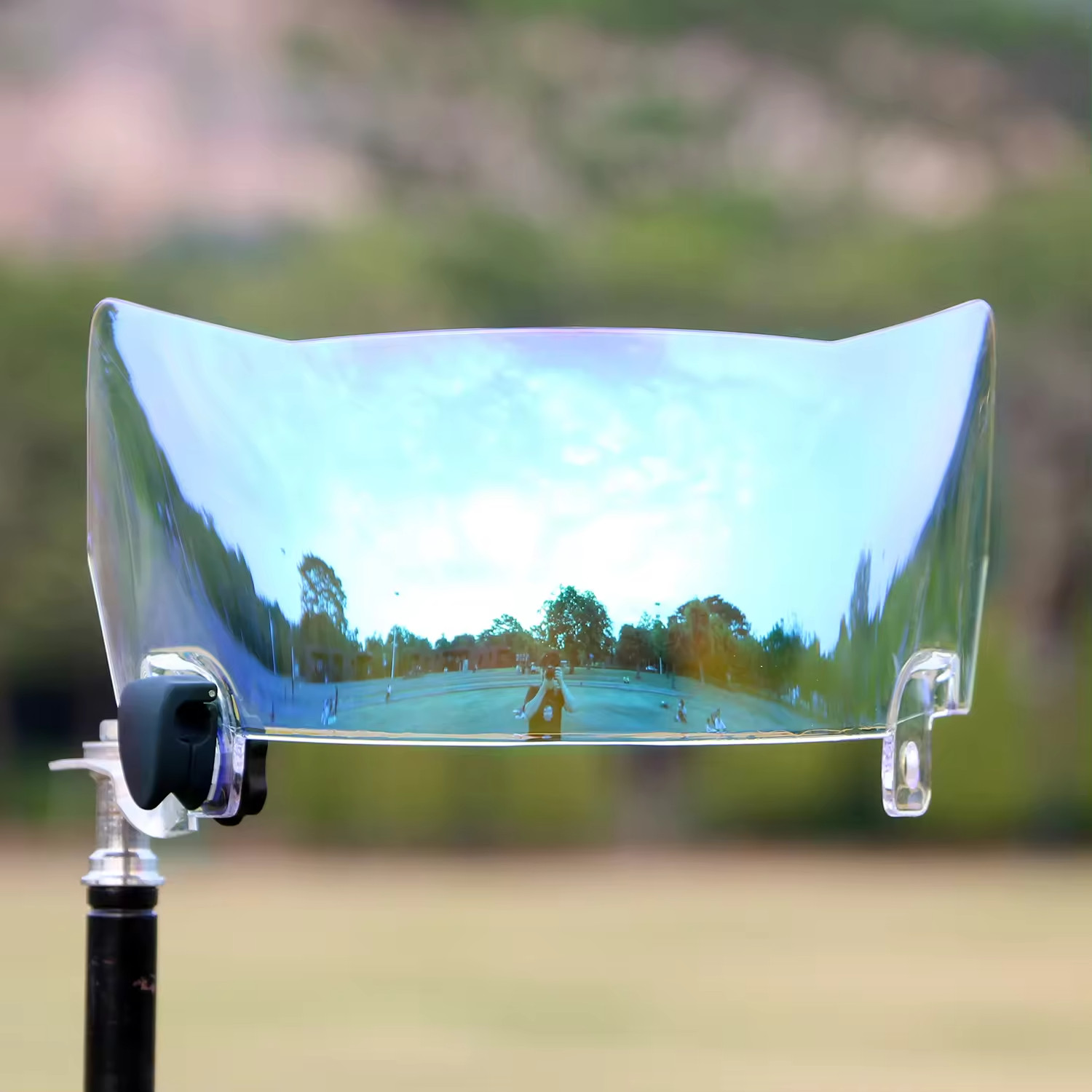 REVO CLEAR BLUE SPEED FLEX & SCHUTT F7 Full Size Football Helmet Visor  W/Clips