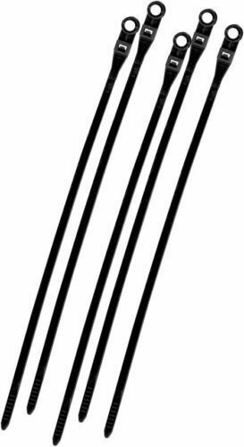 6" 8" 12" INCH BLACK ZIP TIES W/ MOUNTING SCREW NAIL HOLE NYLON CABLE BULK LOT