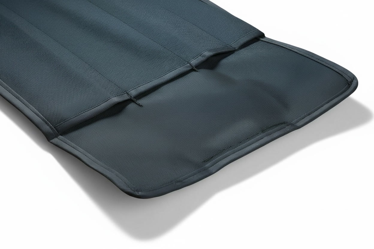 4pc Fly Rod Bags – Black Cloth Sock – 5 Sizes: 6'0" to 9'0" - with Flap & Ties