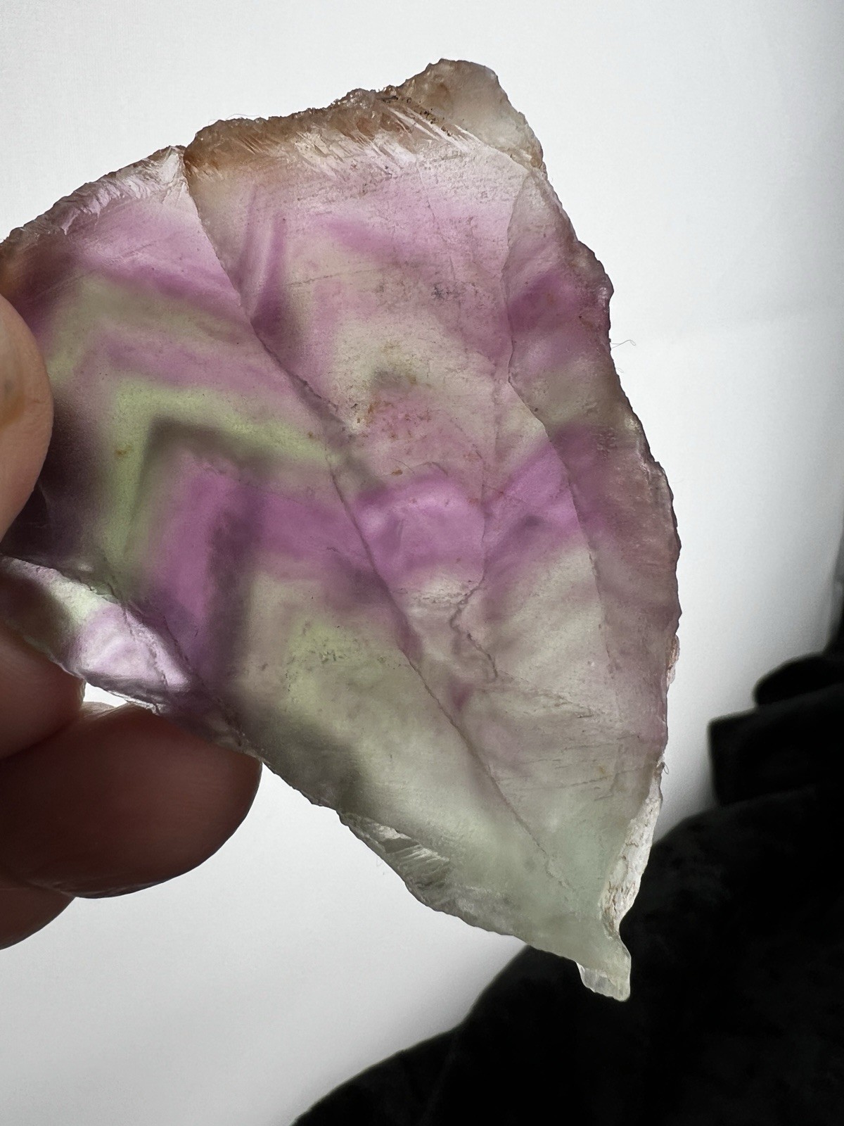 Translucent Purple Fluorite Slab from Gomez Palacio, Durango, Mex. 76 g.